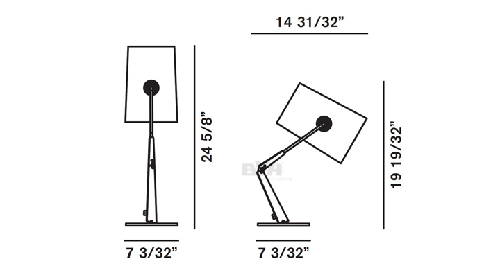 BVH博威灯饰 Fork Table Adjustable 台灯